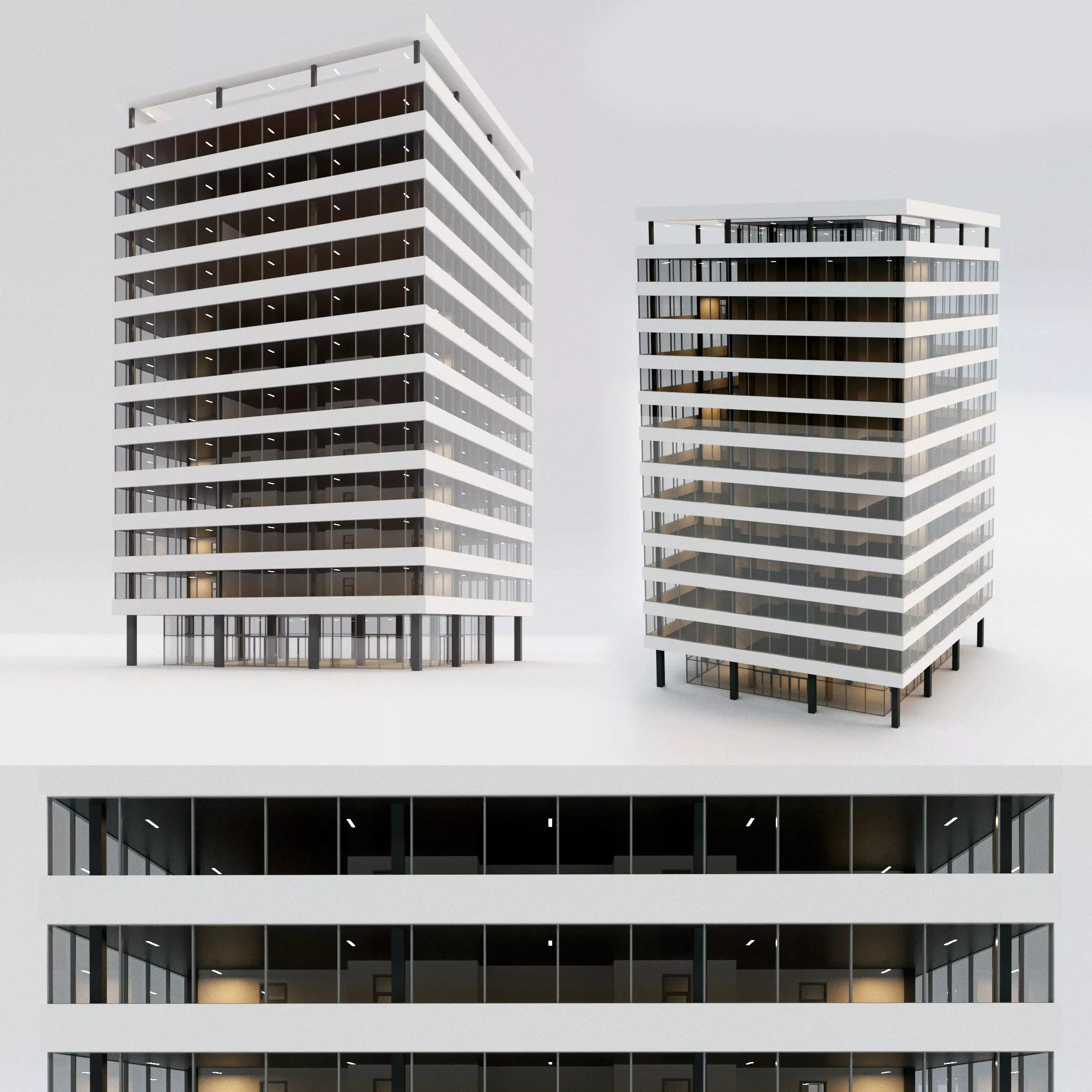 3D model Office building VR / AR / low-poly | CGTrader