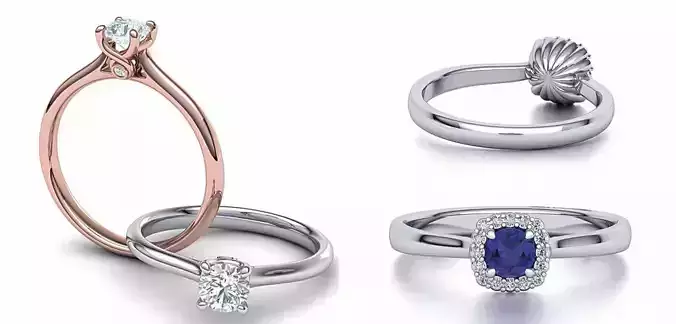 collection  Double ring 