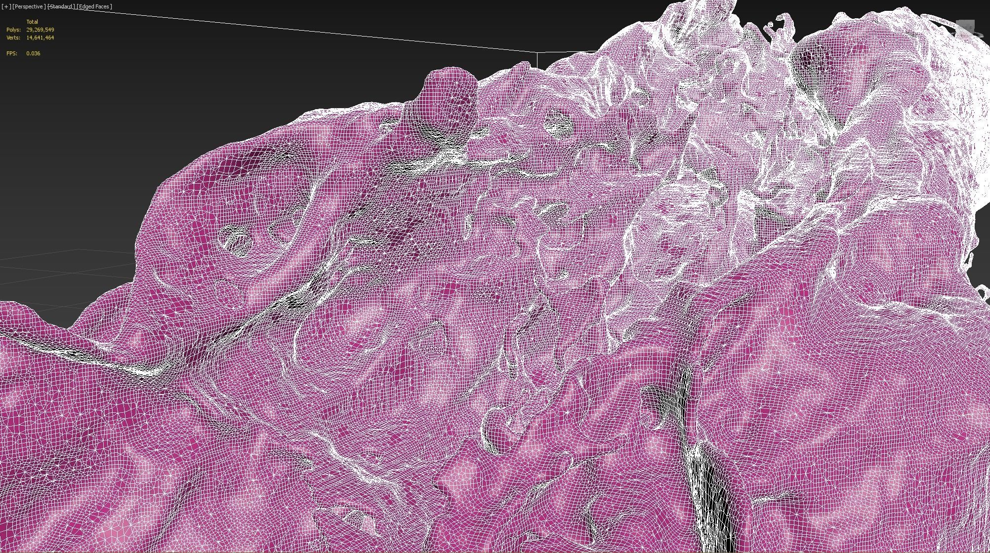 Black Fluid Abstract 3D model_7