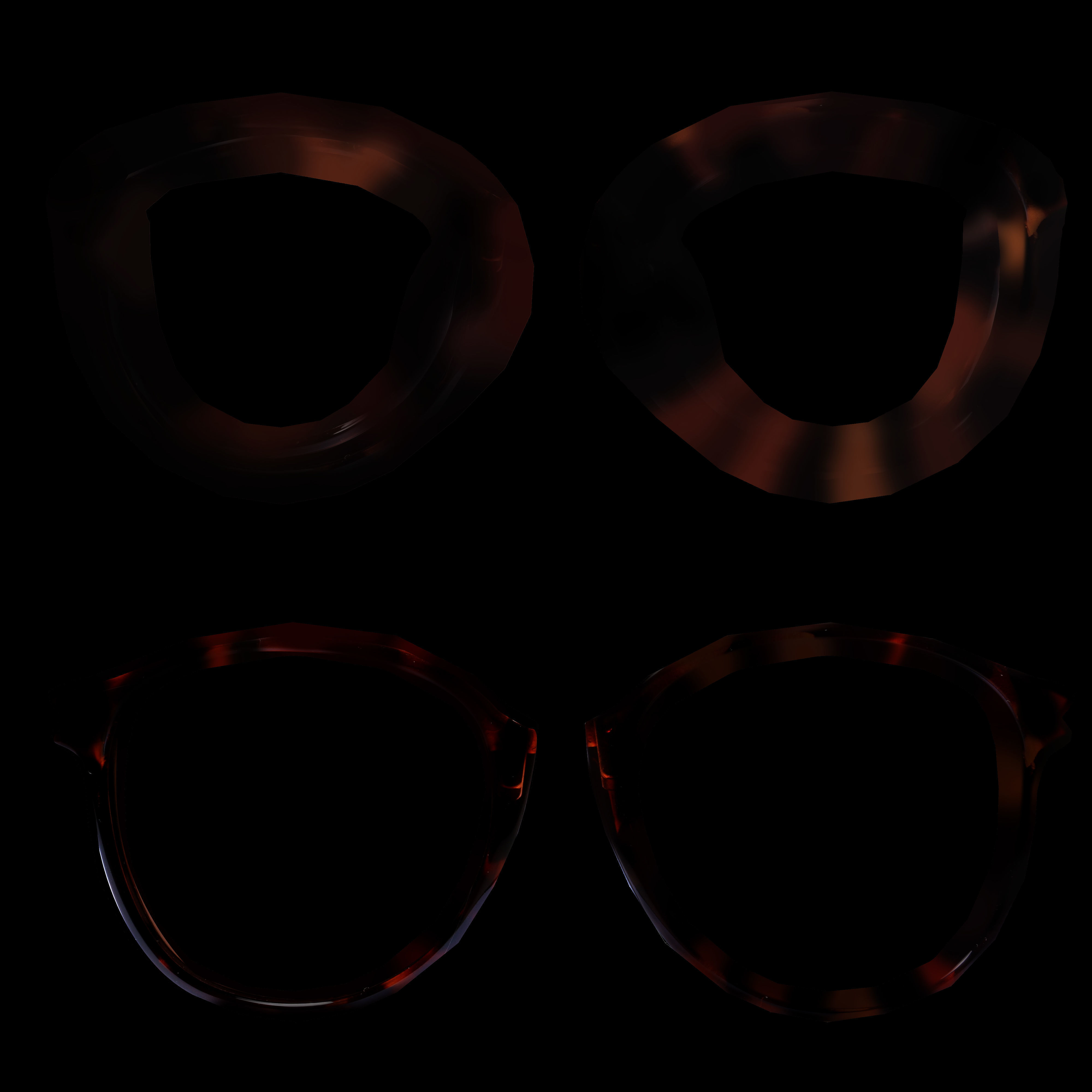 Eyeglasses for Men and Women 3D print model_13