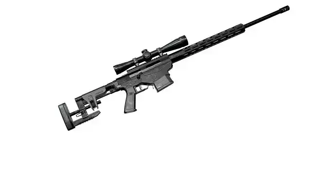 Ruger Precision Rifle with Scope AAA Game Weapon