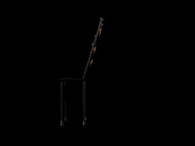 3d chair model lamp 3D model_4