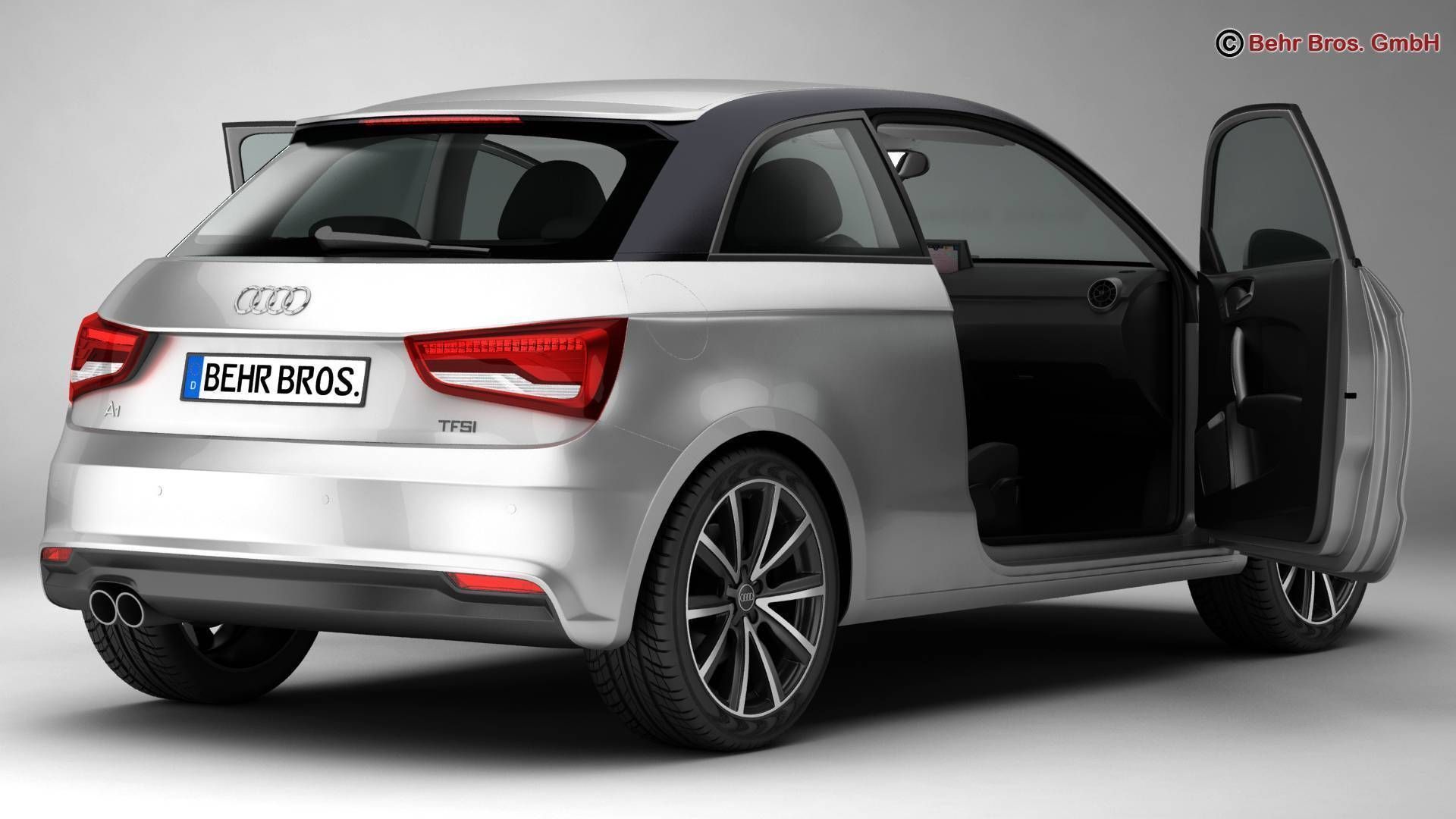 Audi A1 2015 3D model_4