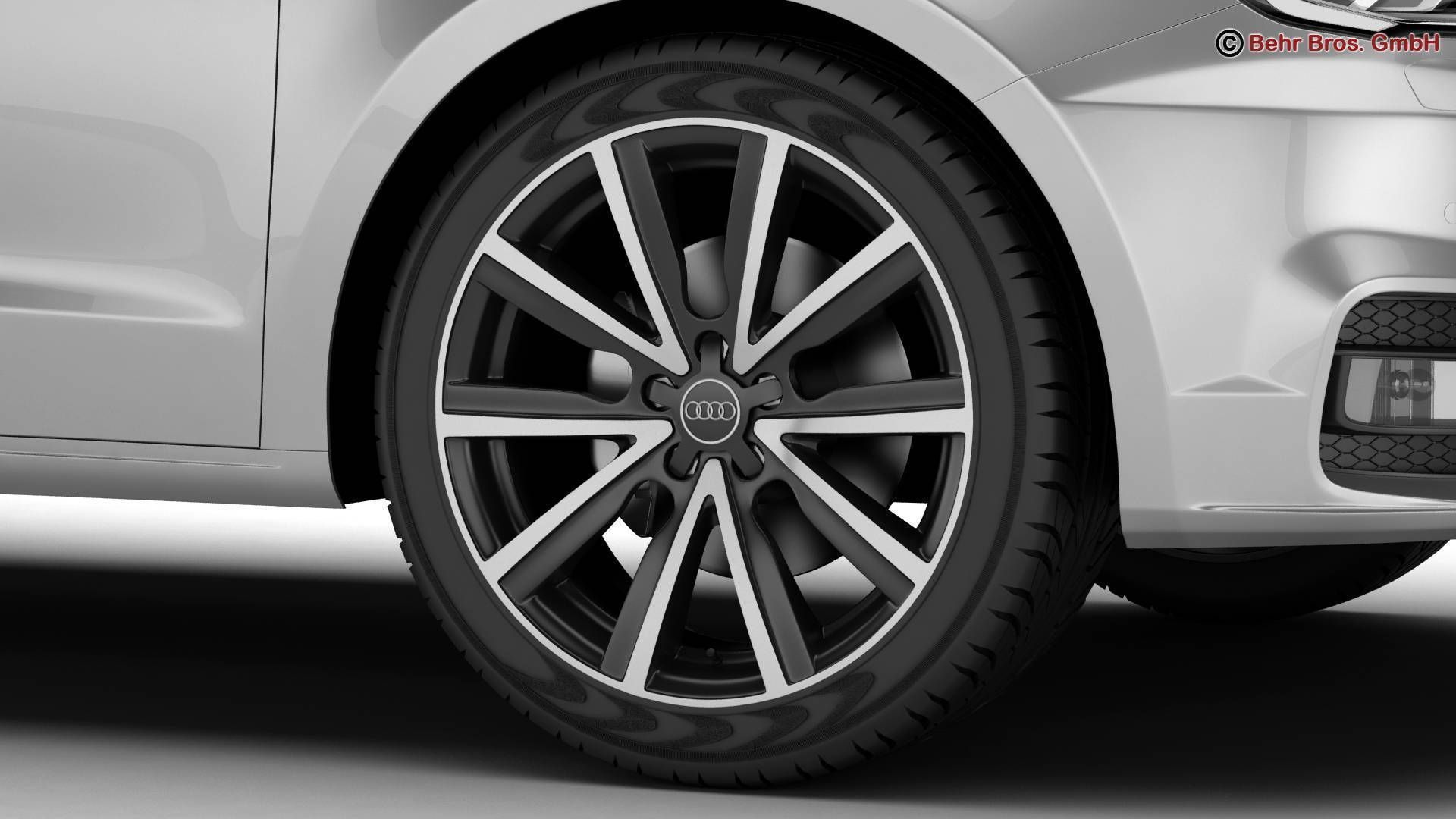 Audi A1 2015 3D model_8