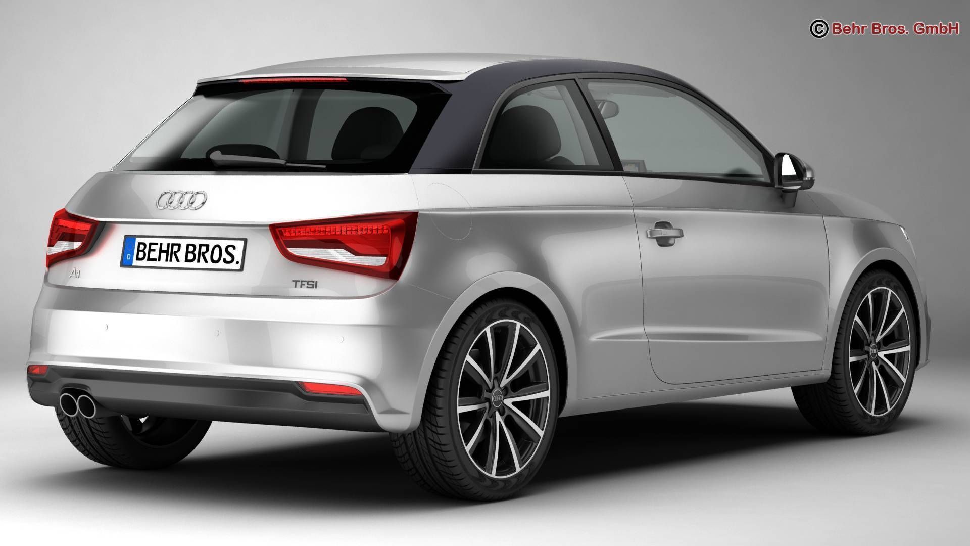 Audi A1 2015 3D model_3