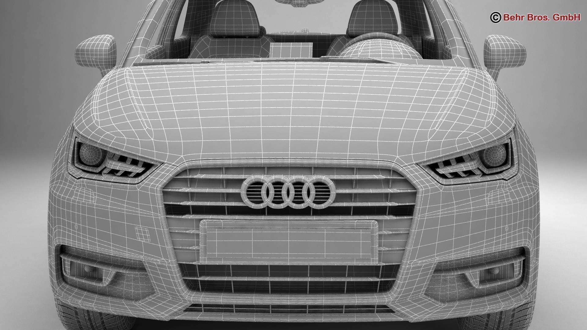 Audi A1 2015 3D model_20