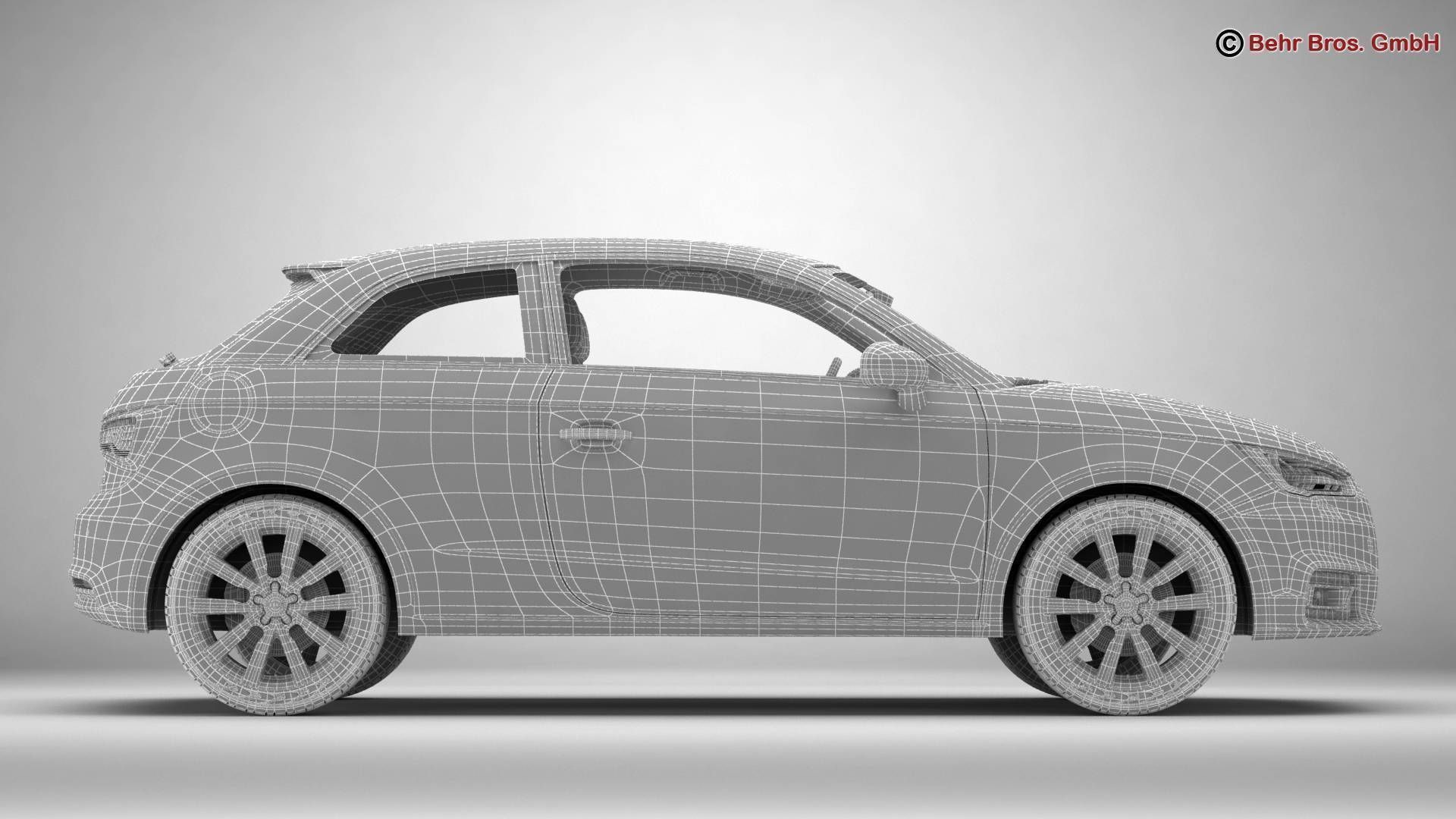 Audi A1 2015 3D model_19