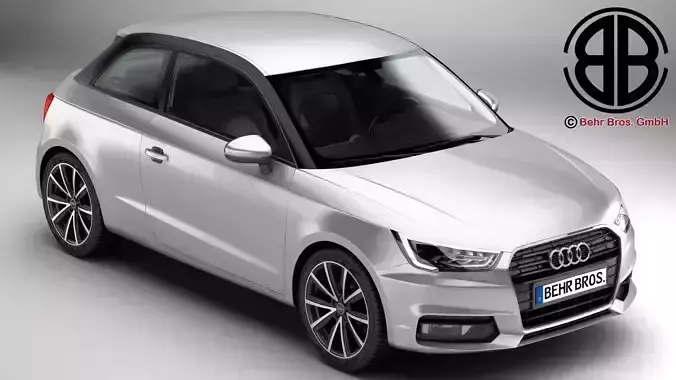 Audi A1 2015 3D model