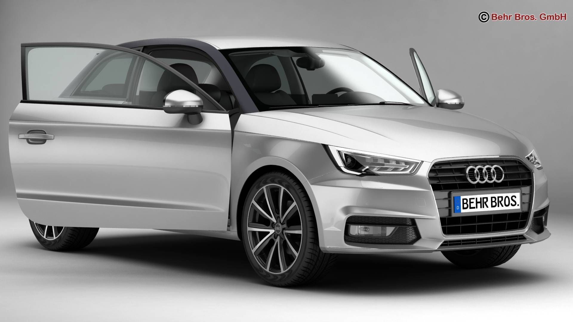 Audi A1 2015 3D model_2