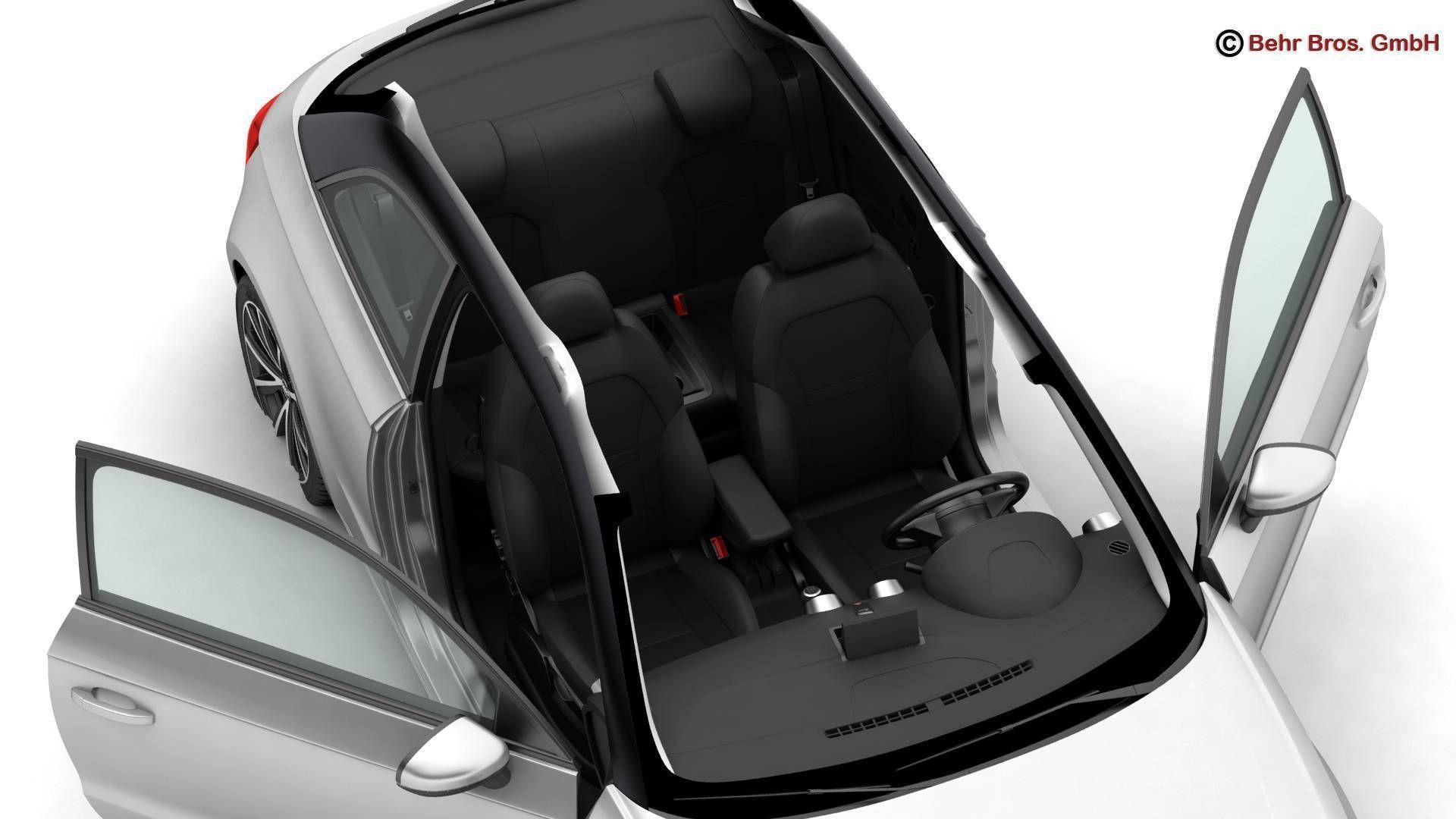 Audi A1 2015 3D model_11