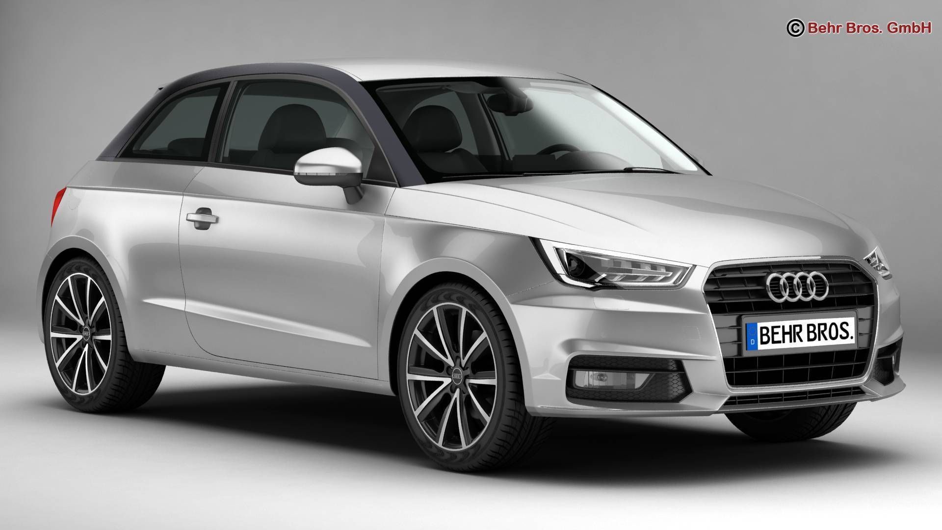 Audi A1 2015 3D model_1