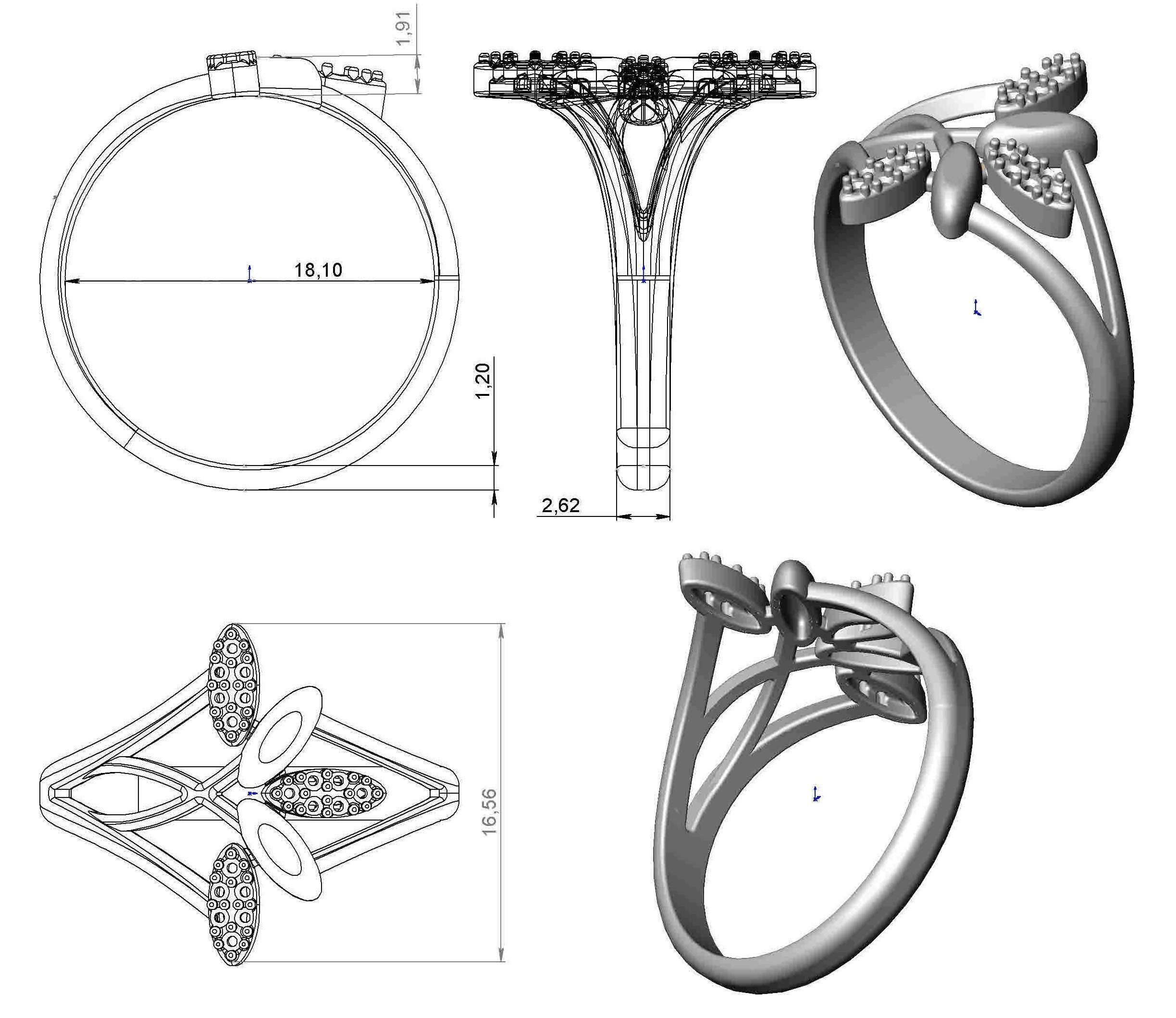 Ring 78-2 3D print model_10