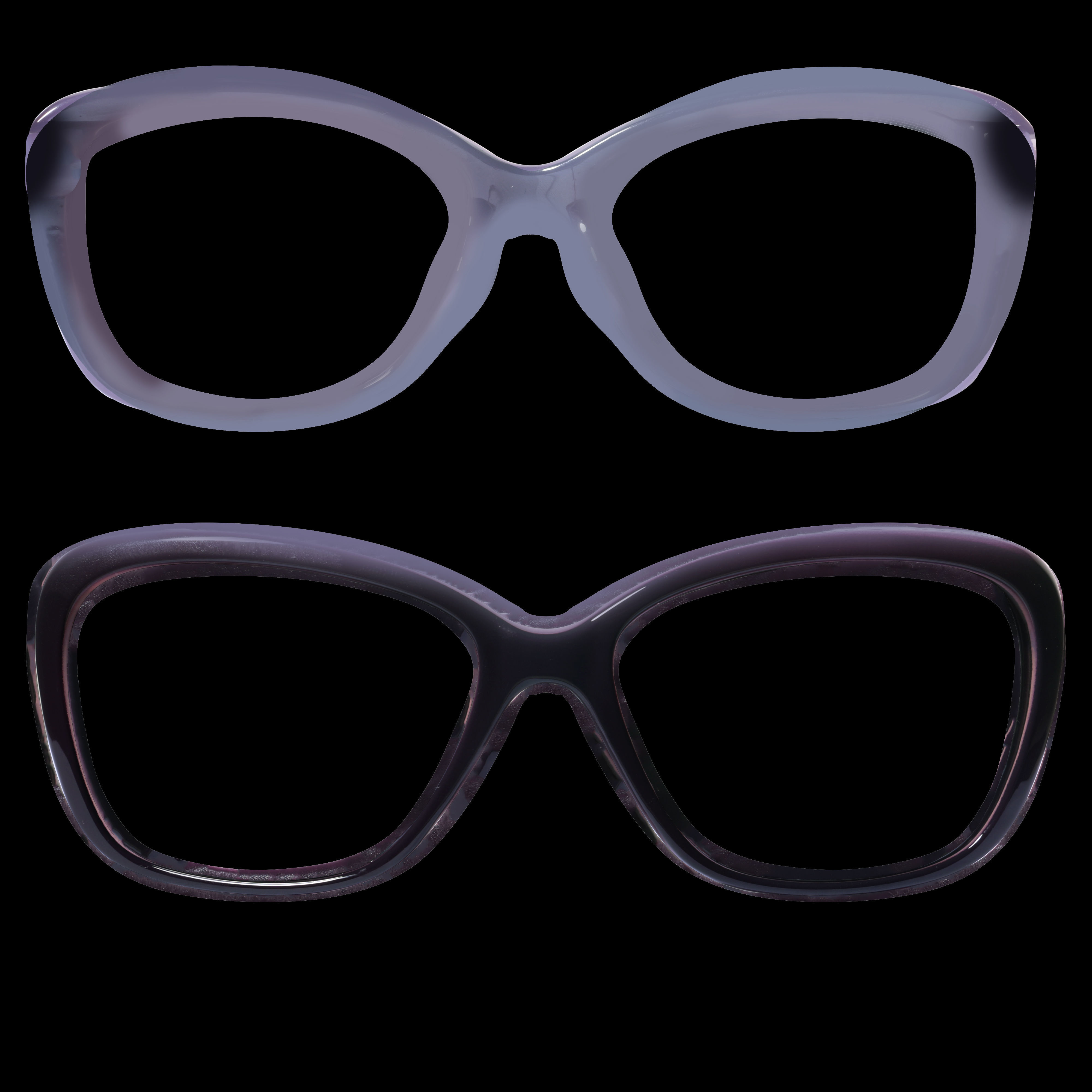 Eyeglasses for Men and Women 3D print model_12