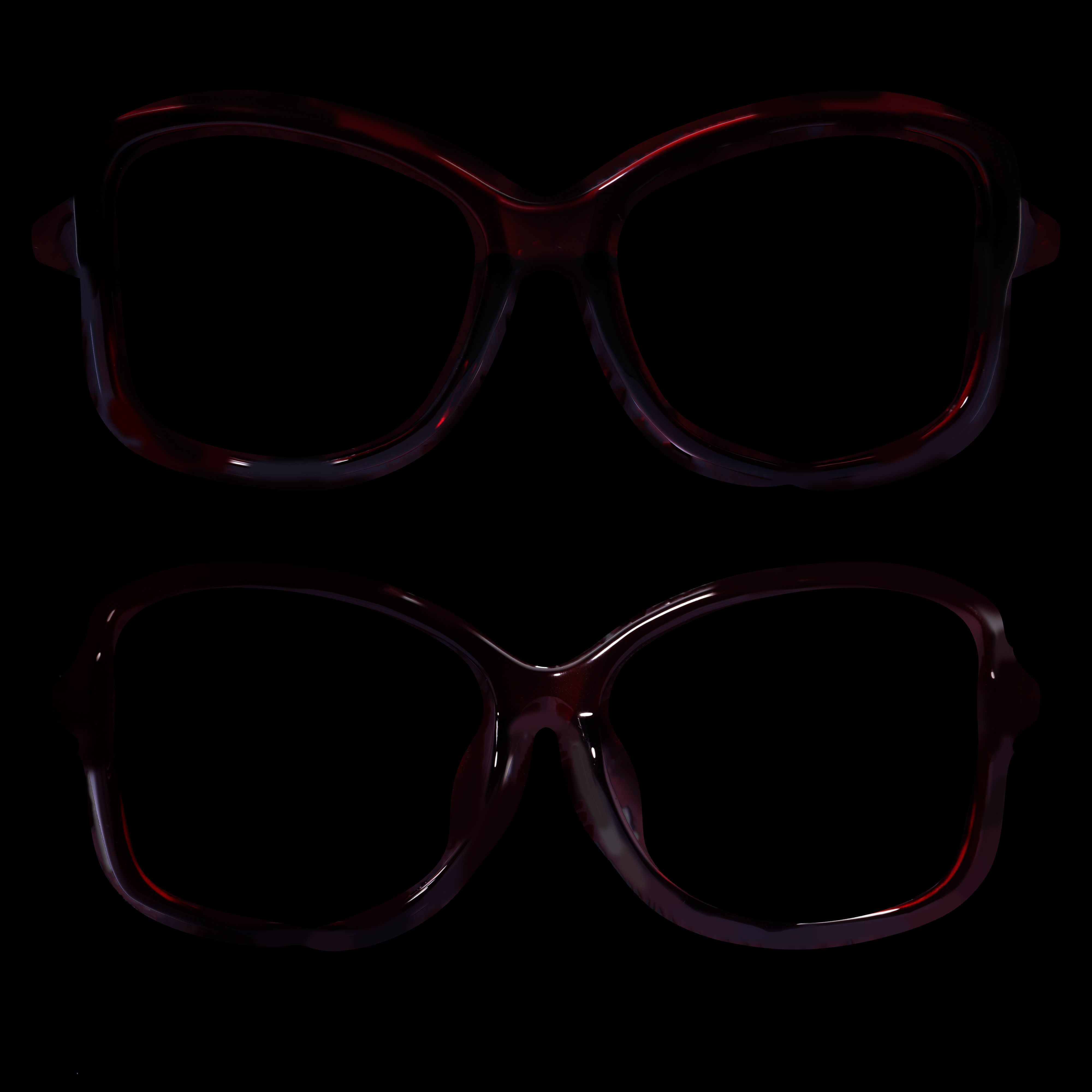 Eyeglasses for Men and Women 3D print model_12