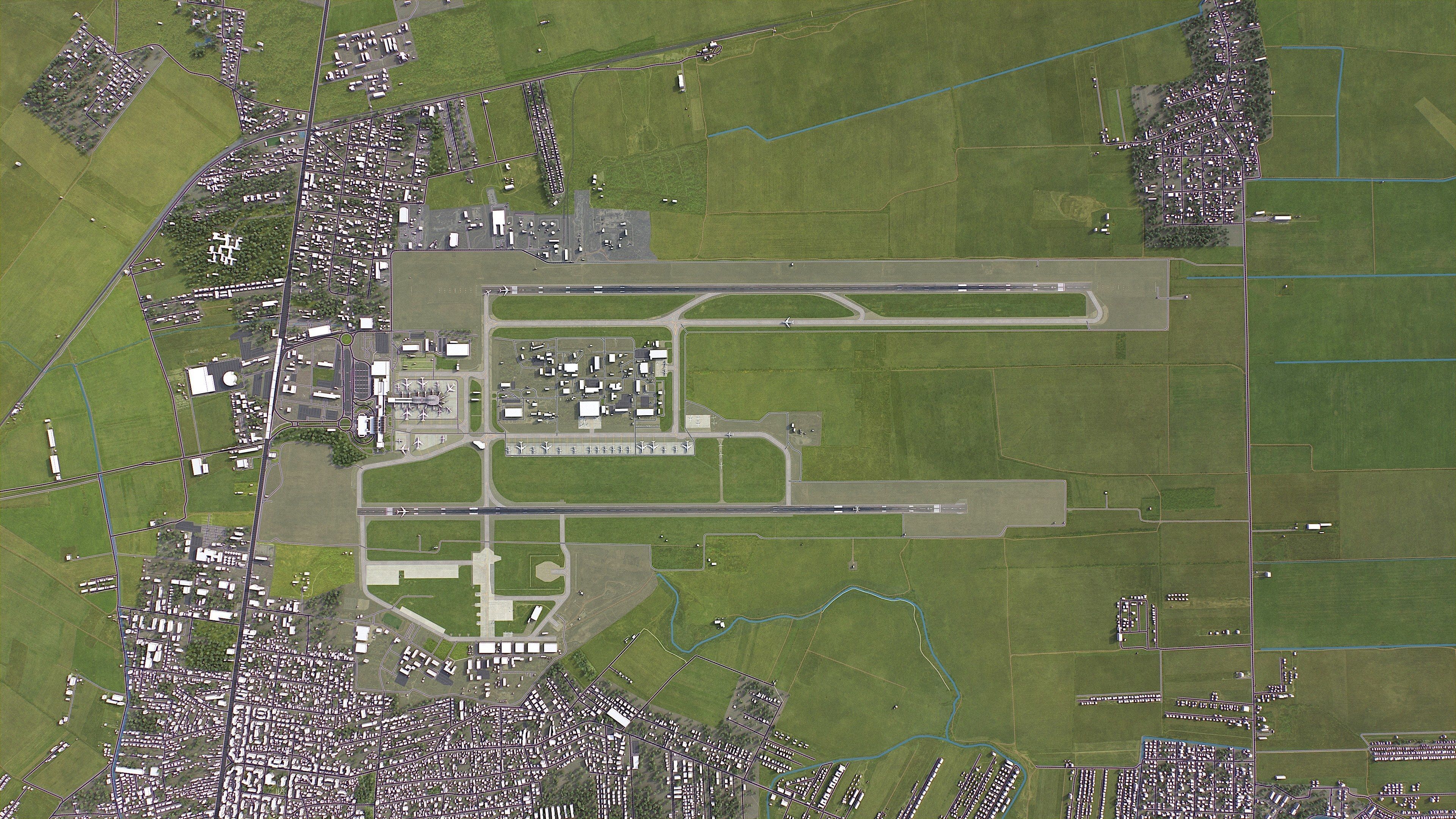 Bucharest - 3D City Model Low-poly 3D model_27