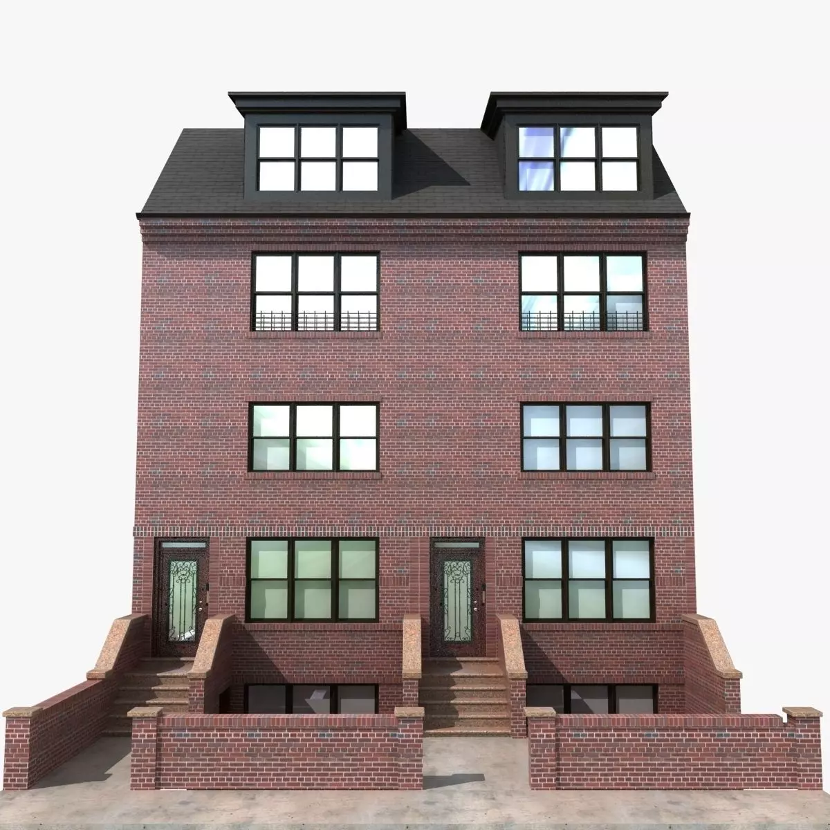 Hystoric NYC Brick Townhouse 3D model