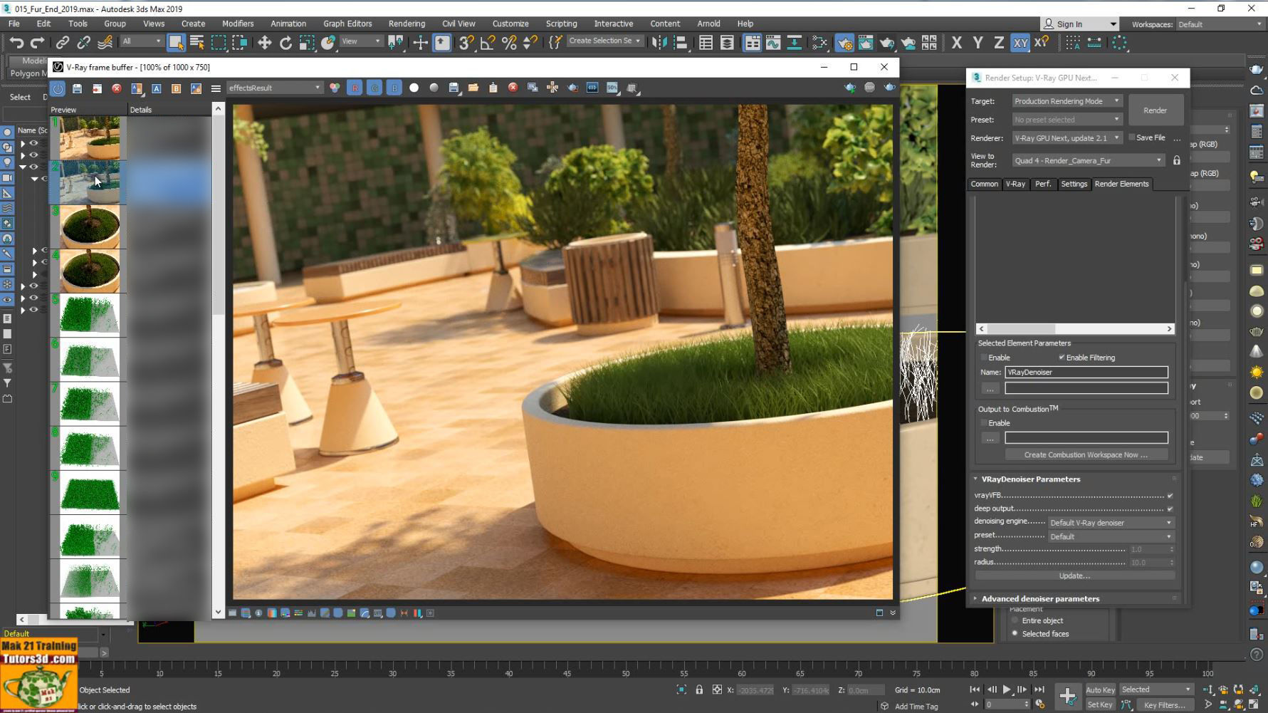 009 Vray Next 3ds max Geometrie Dinamiche Tutorial MP4 3D model_8