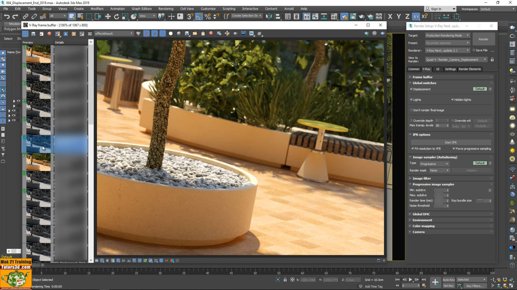 009 Vray Next 3ds max Geometrie Dinamiche Tutorial MP4 3D model_4