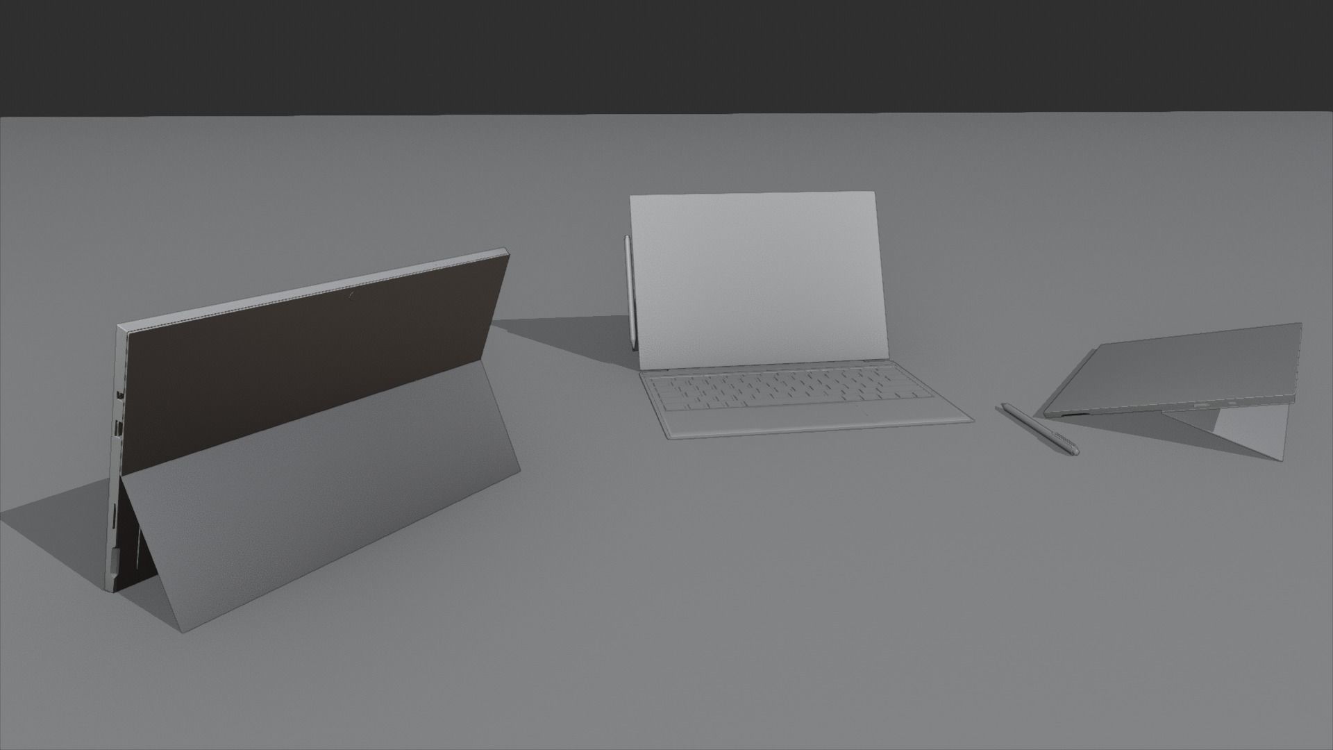 Microsoft Surface Pro 6 Low-poly 3D model_5