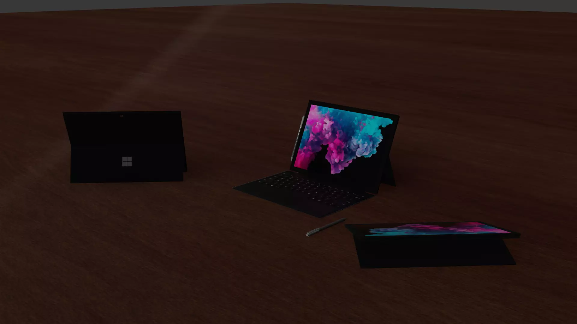 Microsoft Surface Pro 6 Low-poly 3D model_0