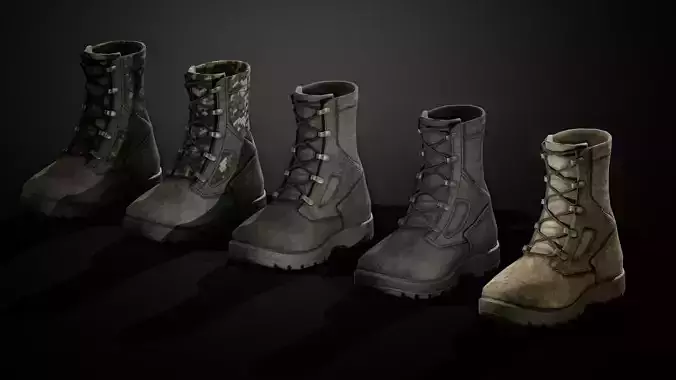 Military boots