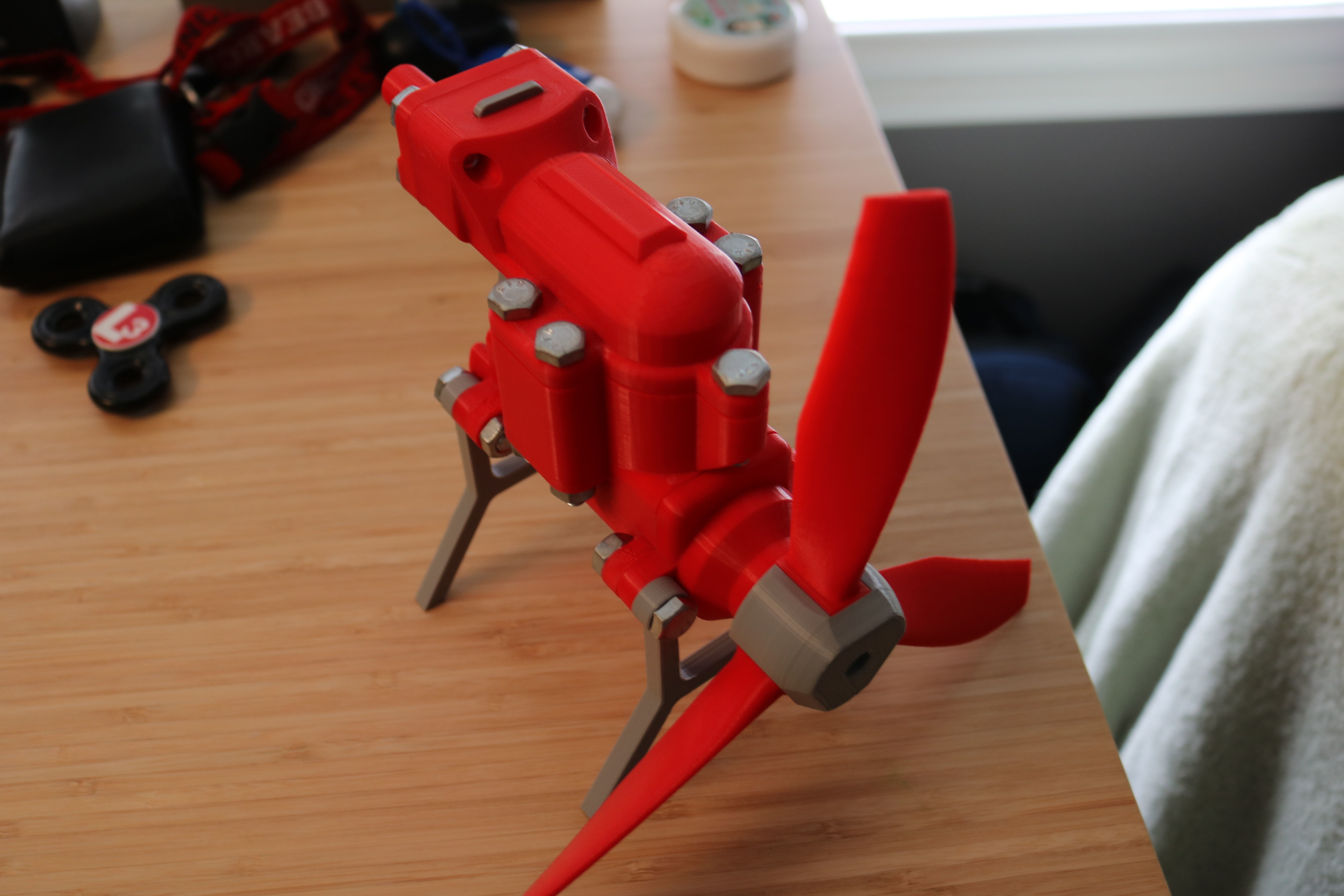 2 Cylinder Air Engine WORKING model 3D print model_6