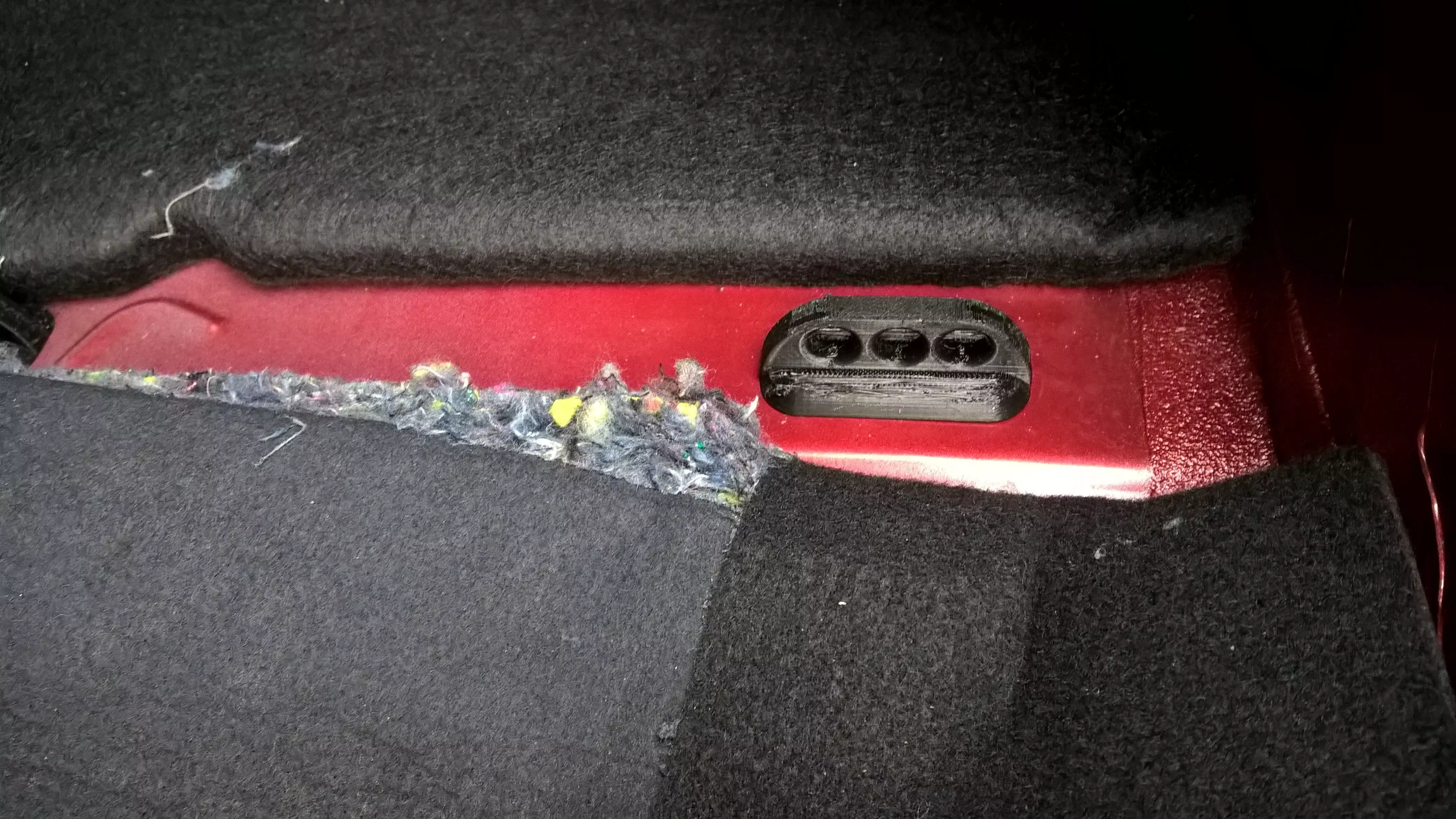 Anchorage point for Dacia Logan trunk 3D print model