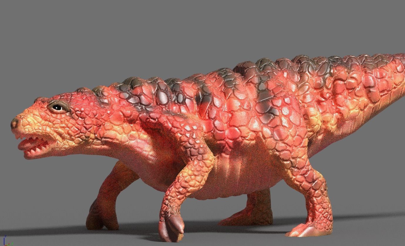 dinosaur 3d model 3D model_3