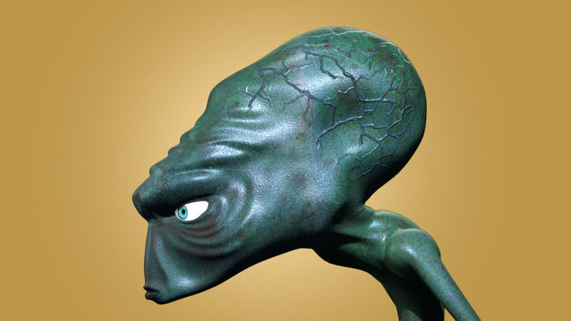 Alien 3D model_2