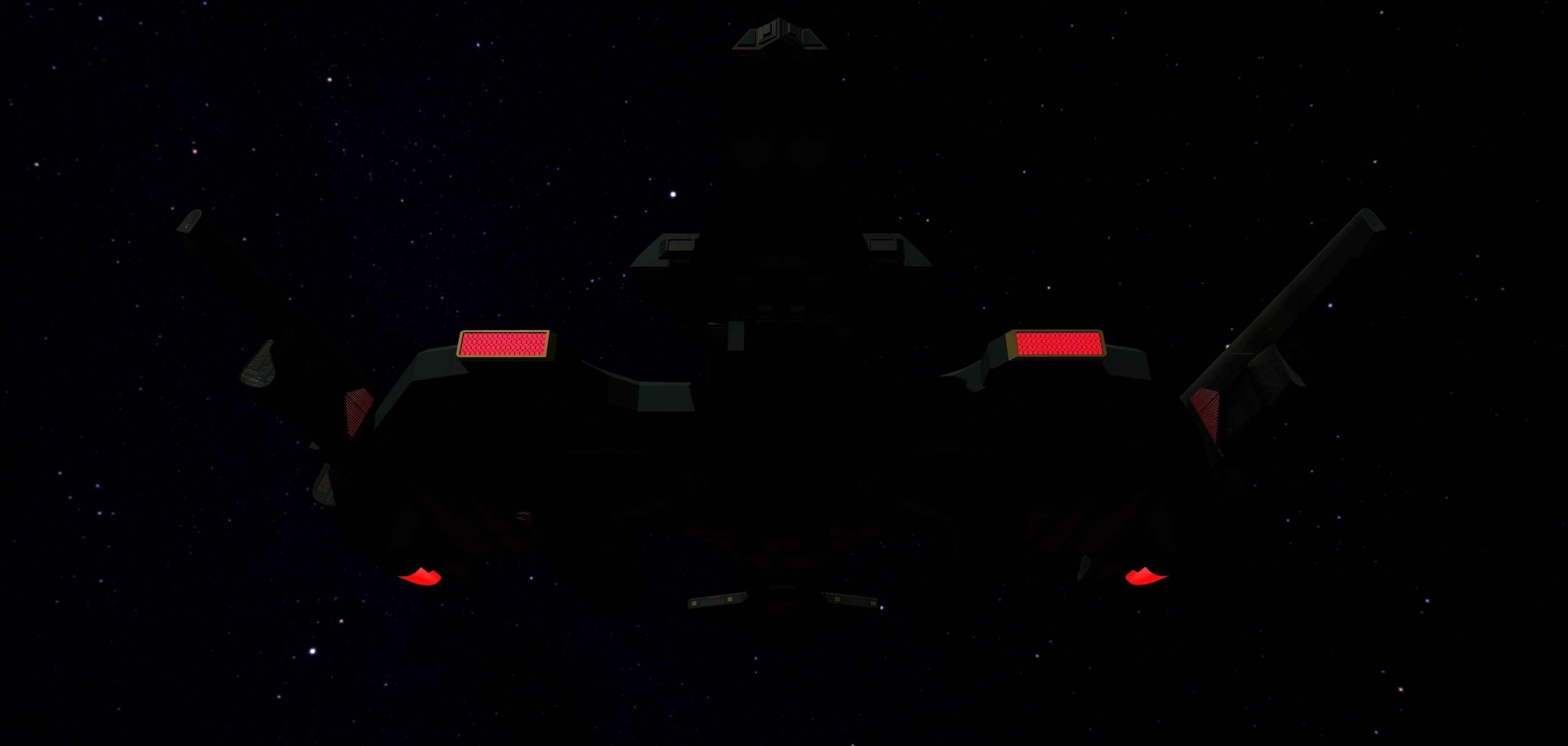 STAR TREK - KLINGON NEGH VAR CLASS Low-poly 3D model_7