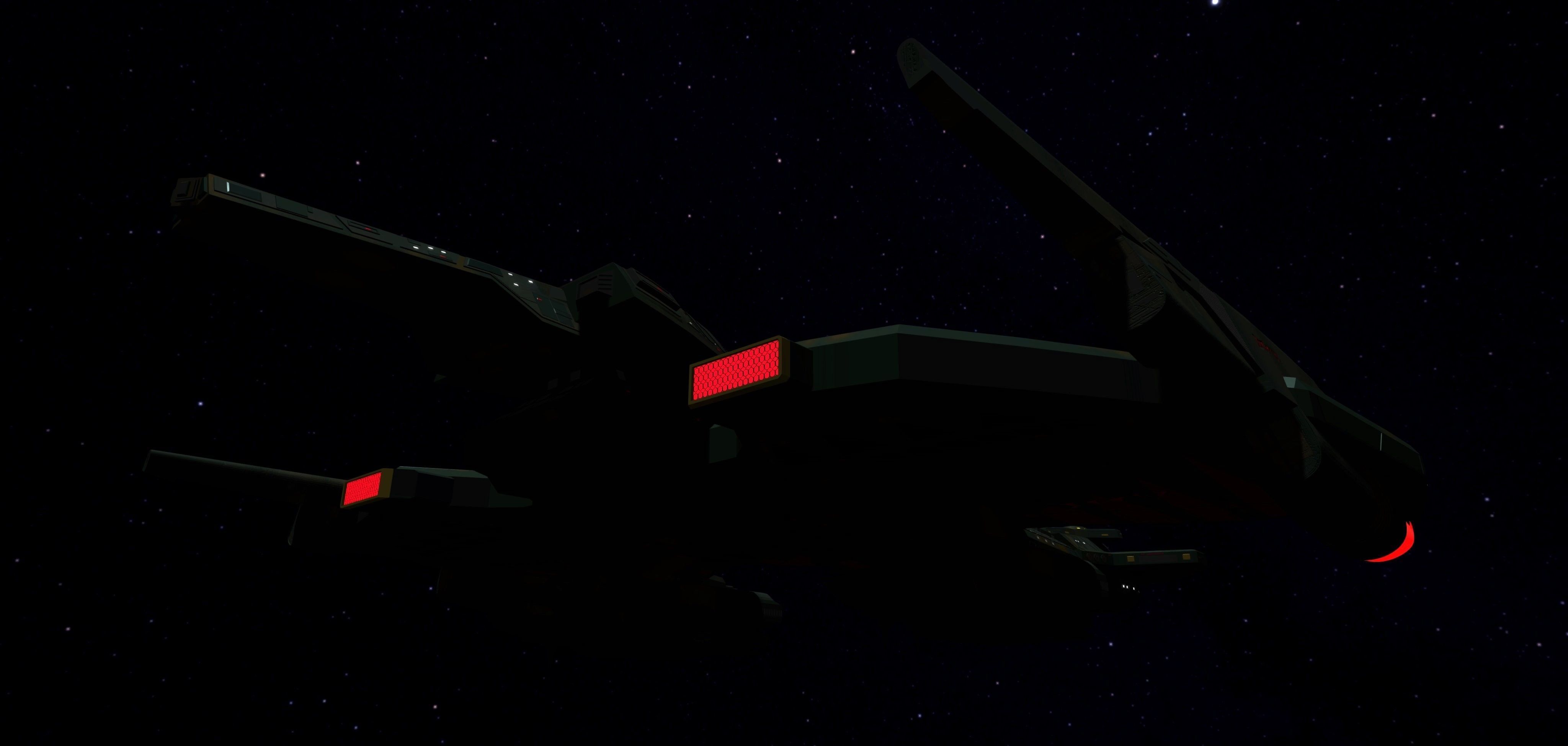 STAR TREK - KLINGON NEGH VAR CLASS Low-poly 3D model_3