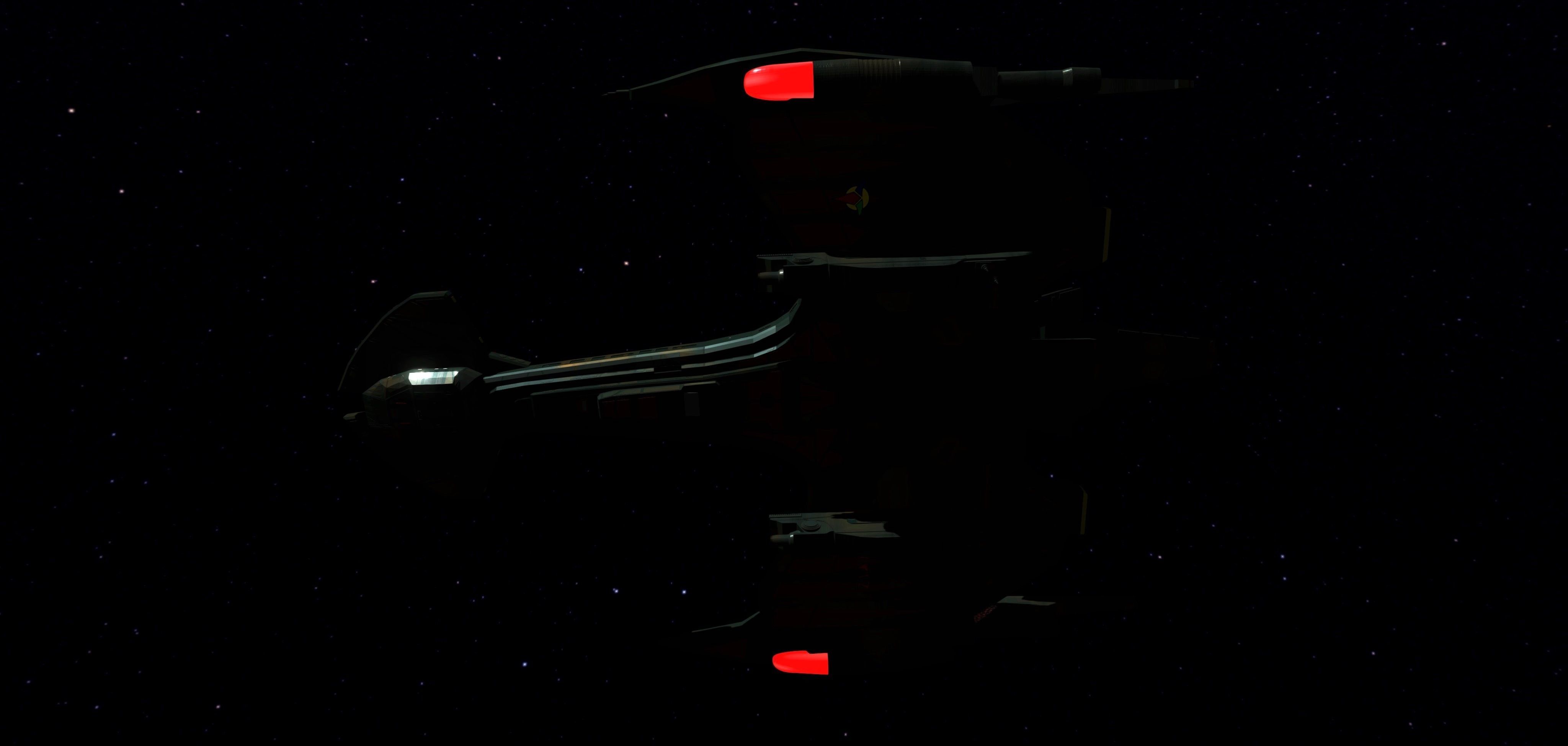 STAR TREK - KLINGON NEGH VAR CLASS Low-poly 3D model_9
