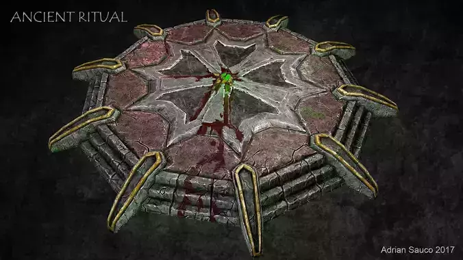 Respawn Altar Stylized Videogame Asset