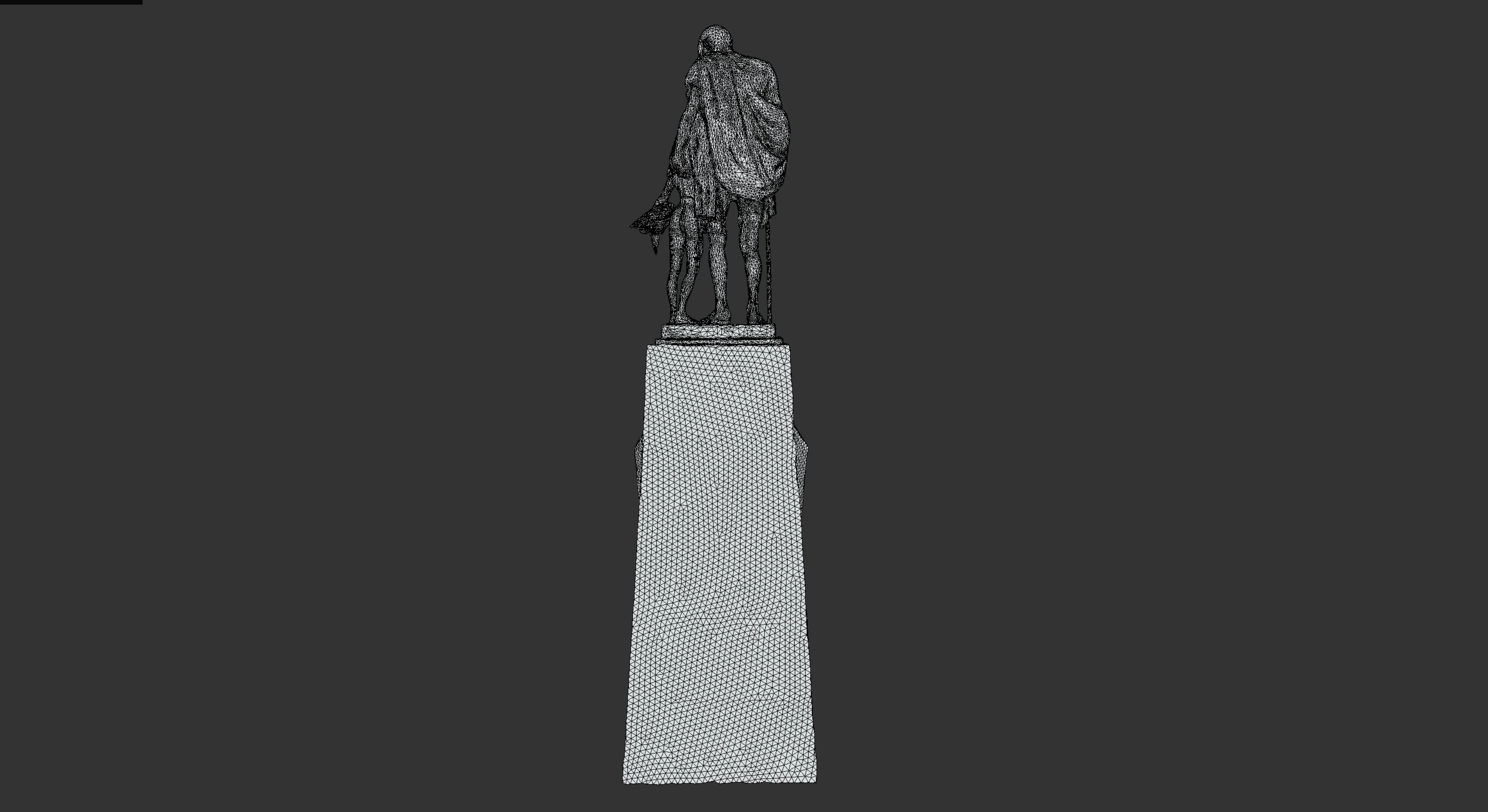 Gandhi by Harish Talim Low-poly 3D model_35