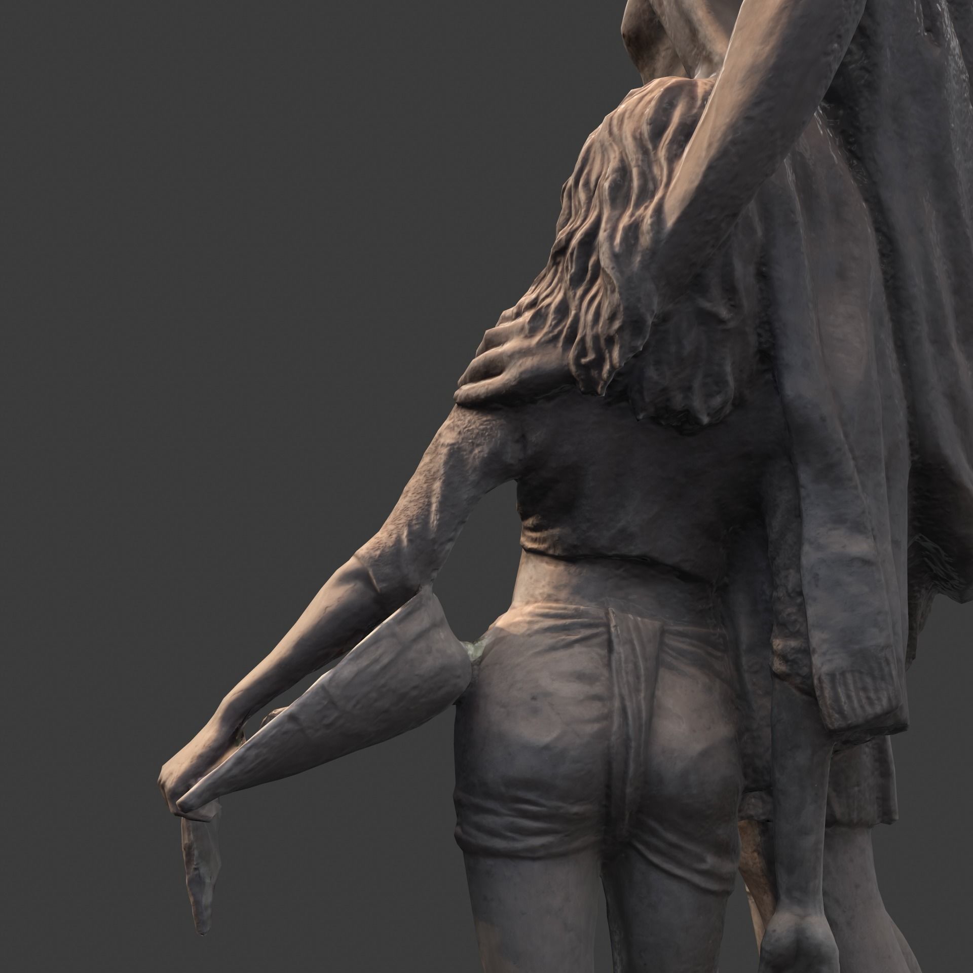 Gandhi by Harish Talim Low-poly 3D model_14