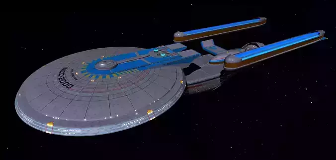 STAR TREK - USS EXCELSIOR NCC-2000 STARSHIP