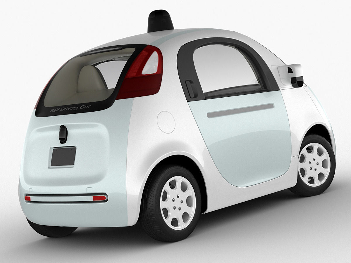 Google Self-Driving Car 3D model_8