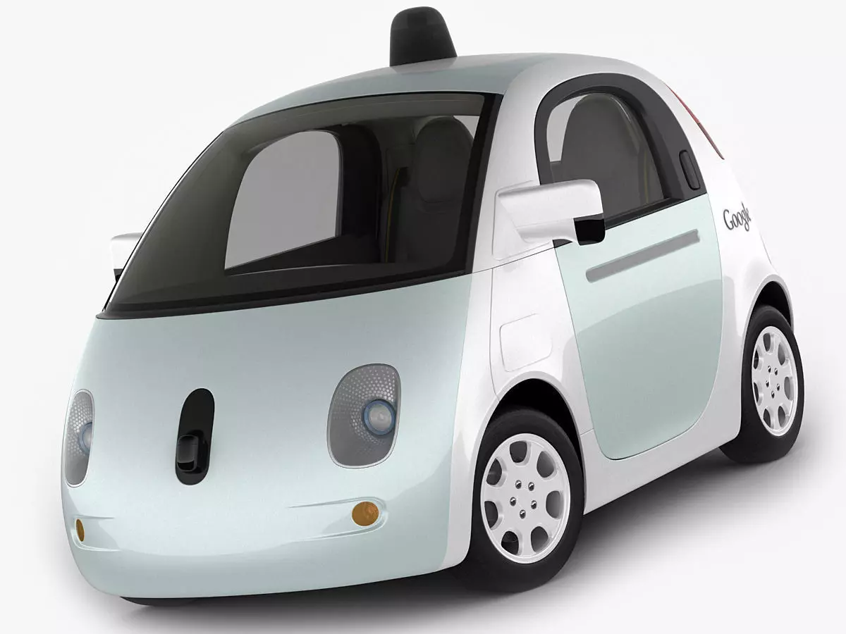 Google Self-Driving Car 3D model_0
