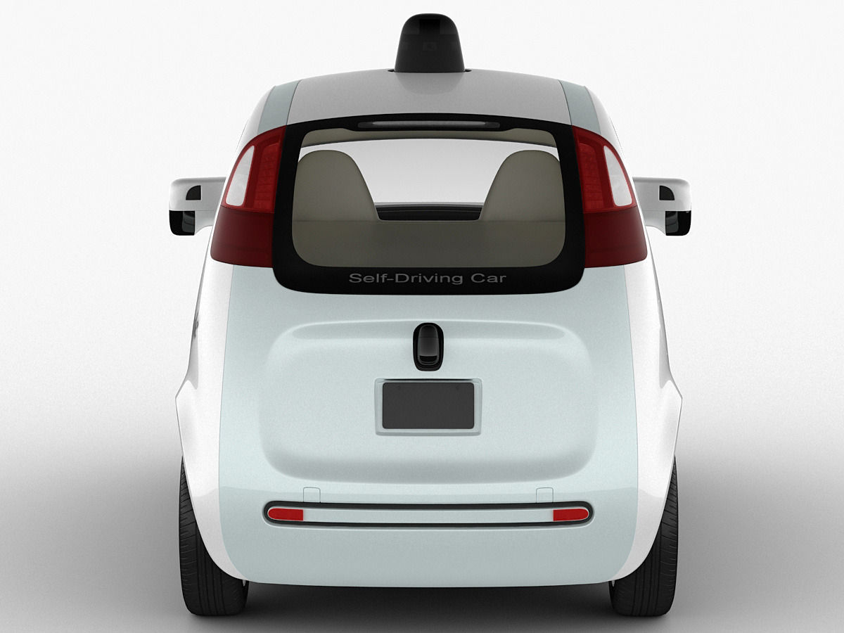 Google Self-Driving Car 3D model_10