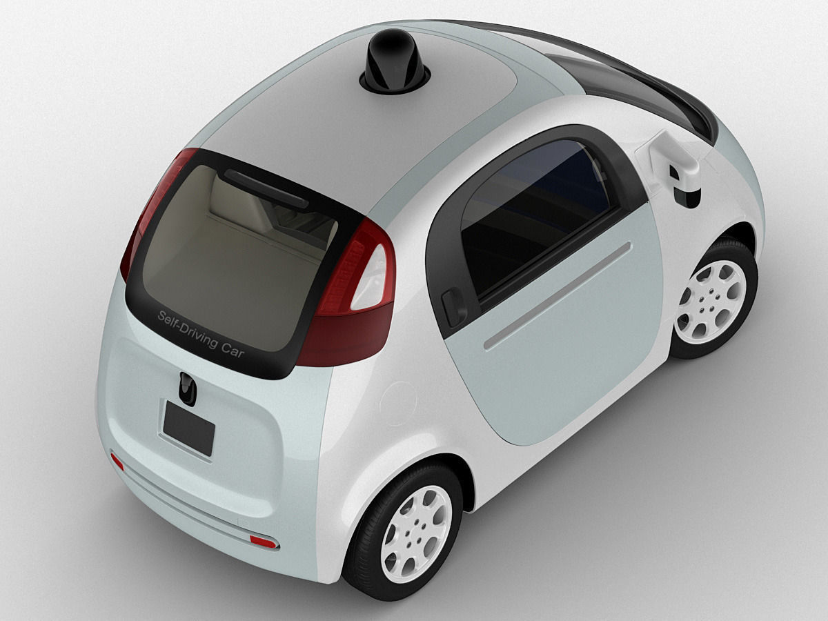 Google Self-Driving Car 3D model_6