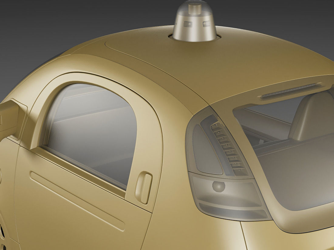 Google Self-Driving Car 3D model_19