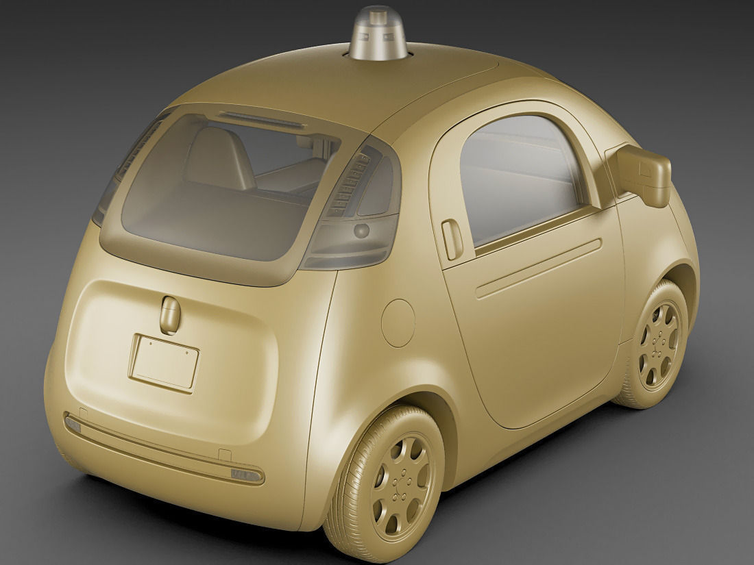 Google Self-Driving Car 3D model_17