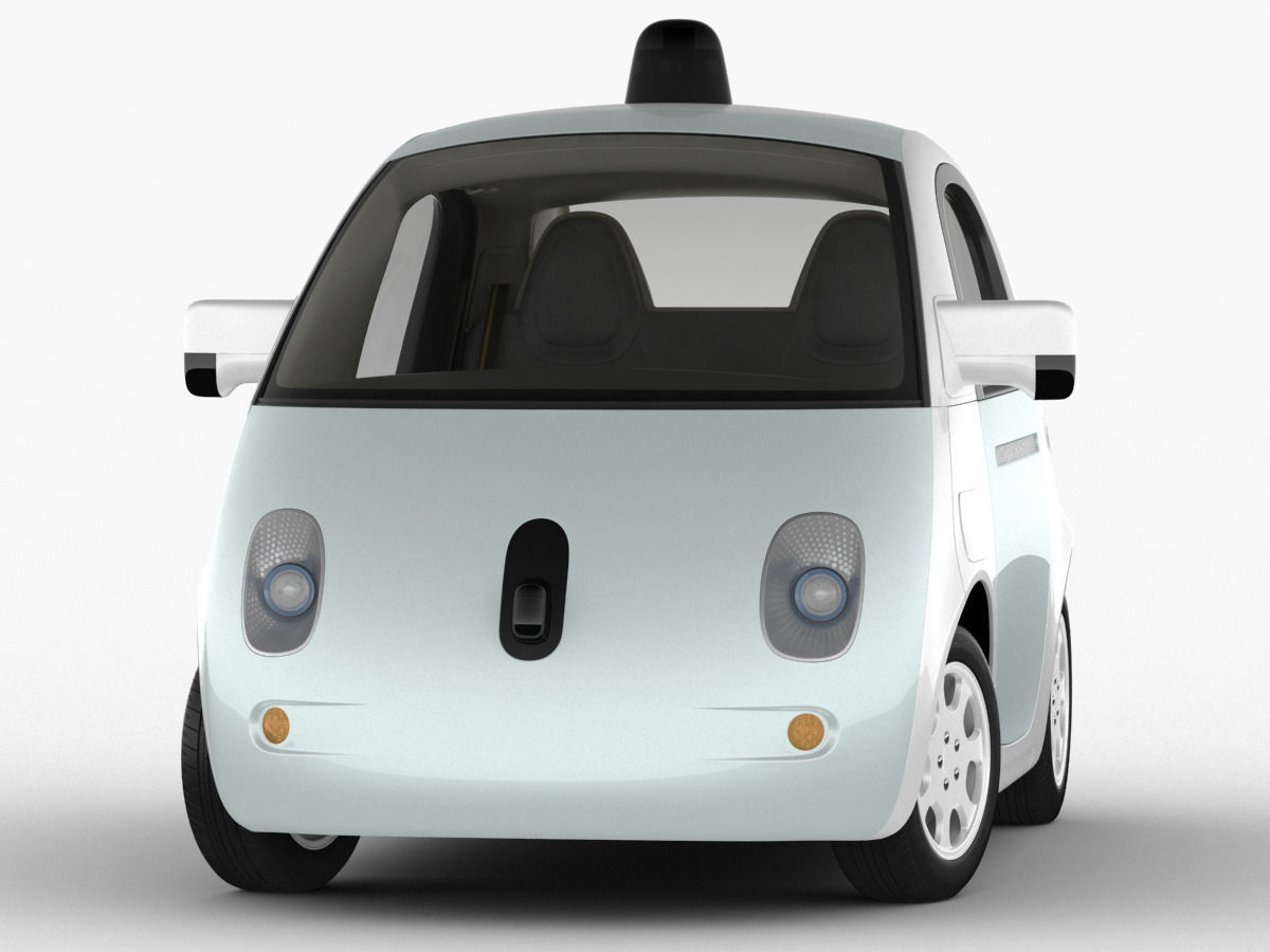 Google Self-Driving Car 3D model_9
