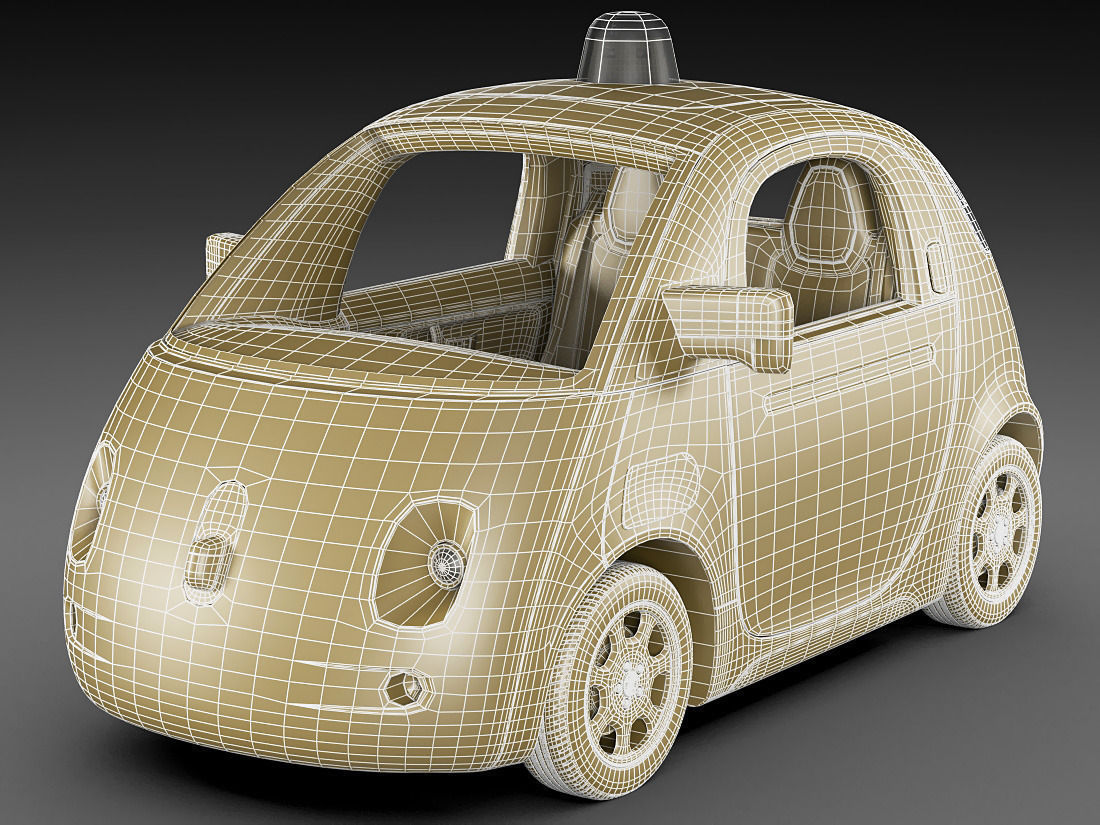 Google Self-Driving Car 3D model_21