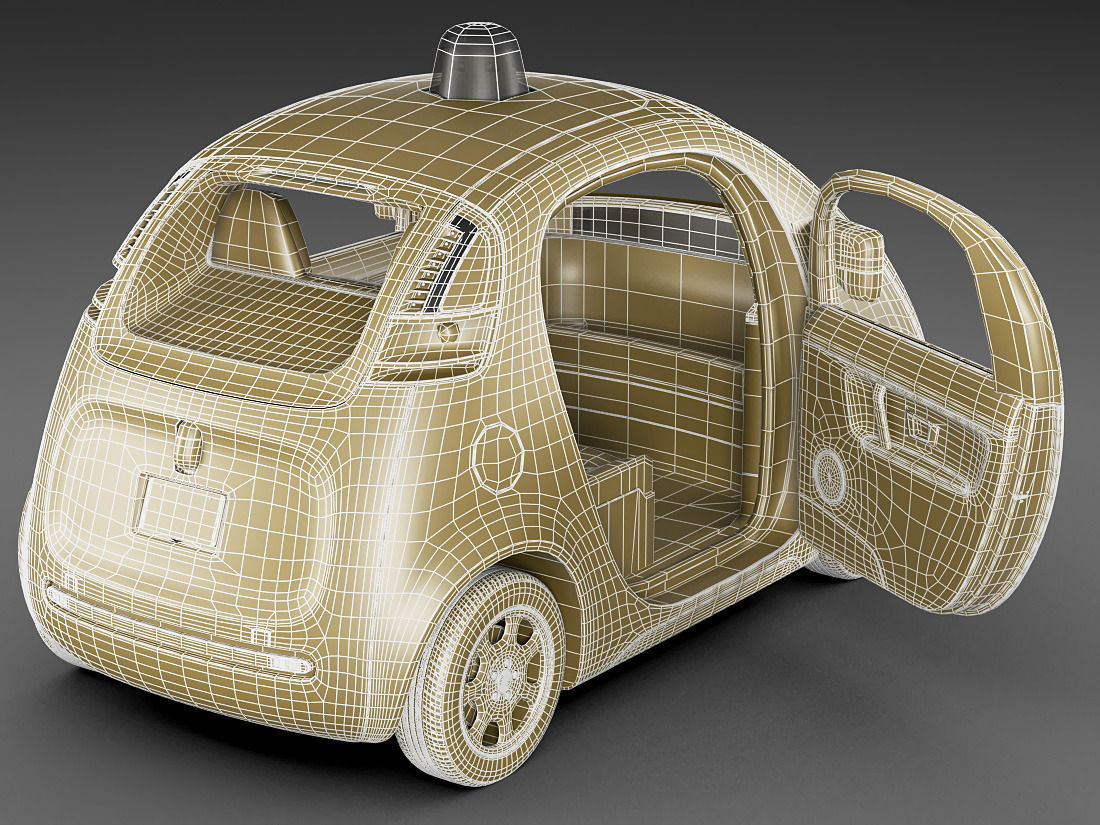 Google Self-Driving Car 3D model_22