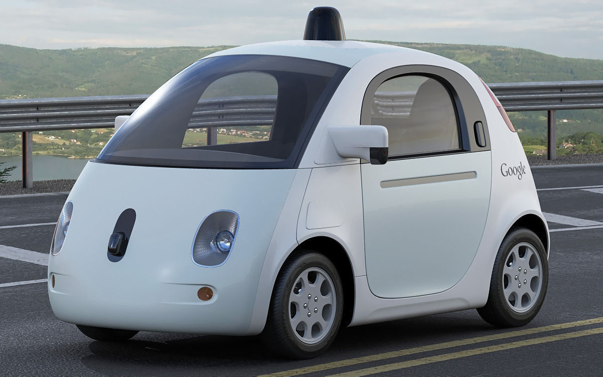 Google Self-Driving Car 3D model_13