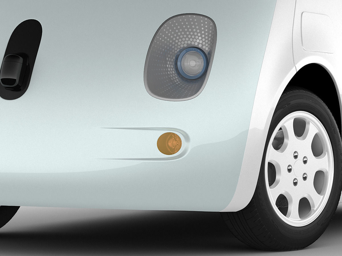 Google Self-Driving Car 3D model_3
