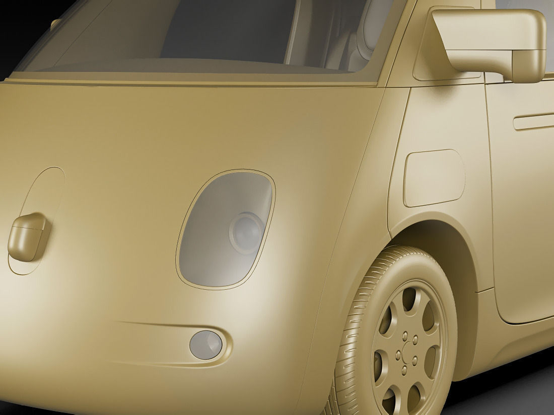 Google Self-Driving Car 3D model_18