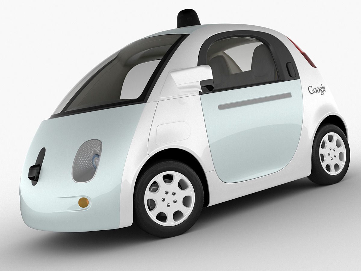Google Self-Driving Car 3D model_7