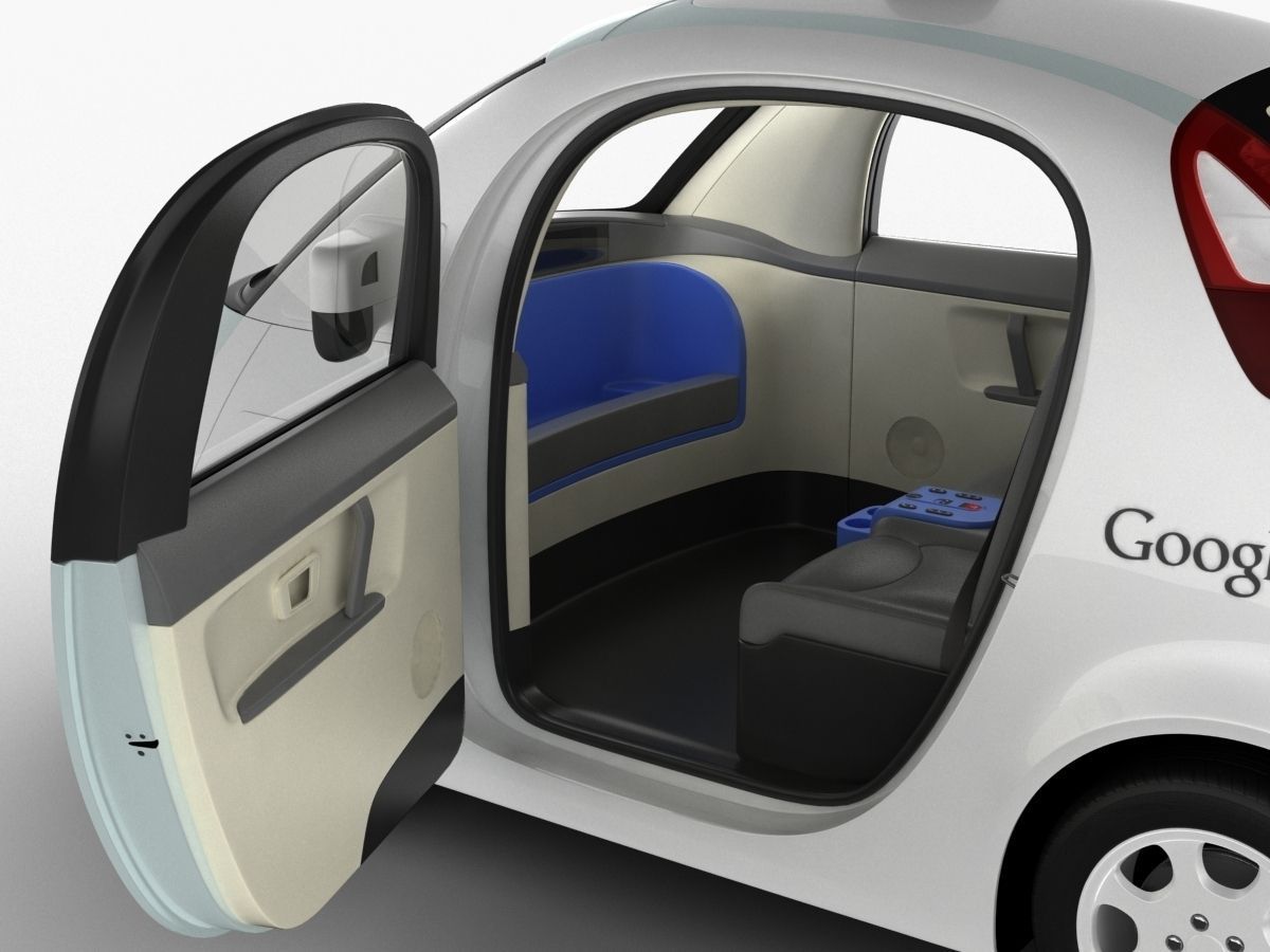 Google Self-Driving Car 3D model_11